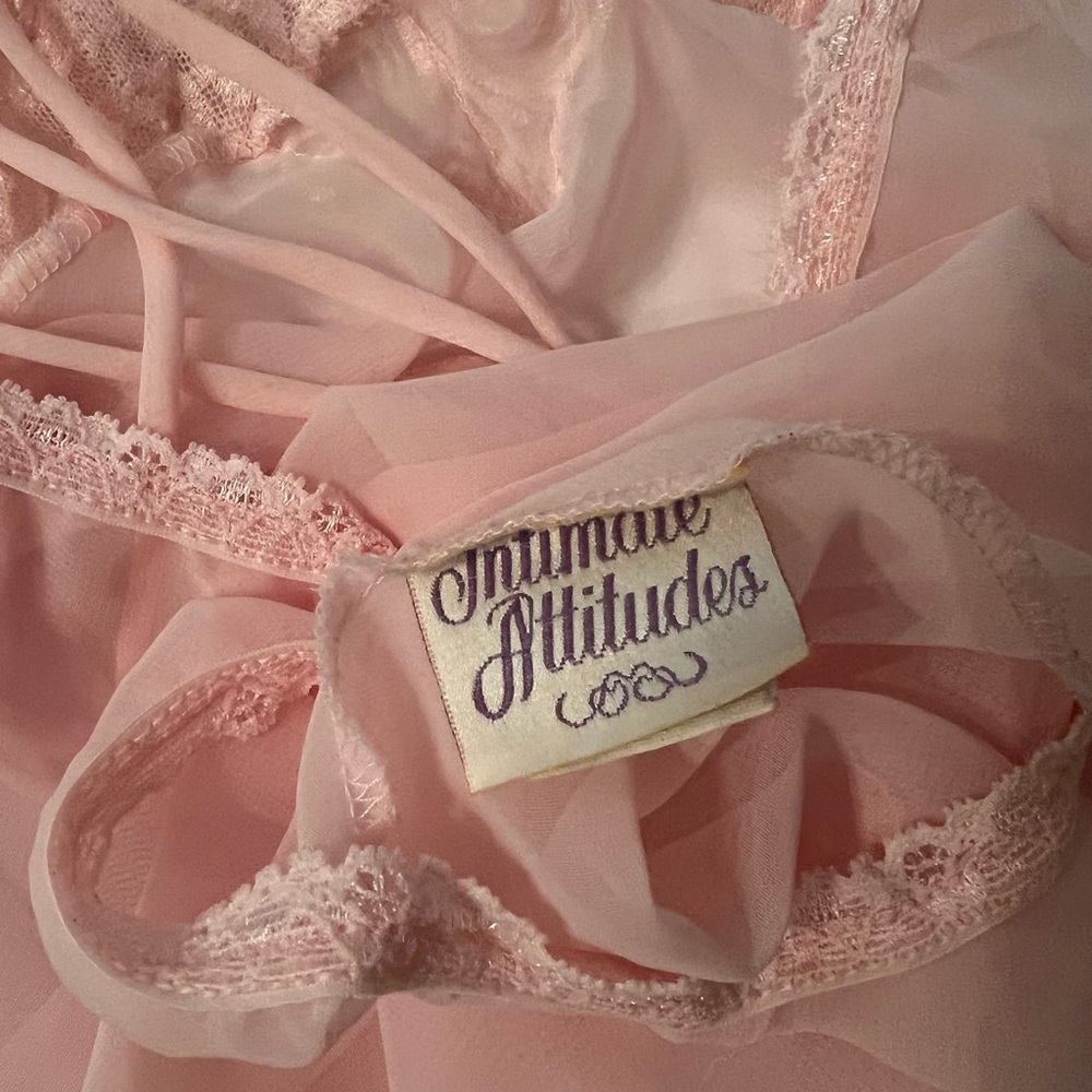 Victoria's Secret Pink Lace Babydoll - Picture 3 of 3
